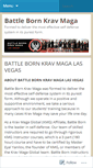 Mobile Screenshot of battlebornkravmagalv.com