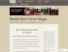 Tablet Screenshot of battlebornkravmagalv.com